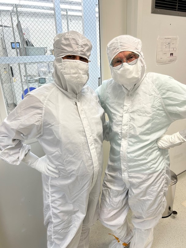 Genesis Curators Dr. Alissa Madera (left) and Judith Allton (right) in the Genesis lab suite