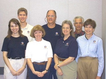 JSC Genesis team during preparation for solar wind sample return