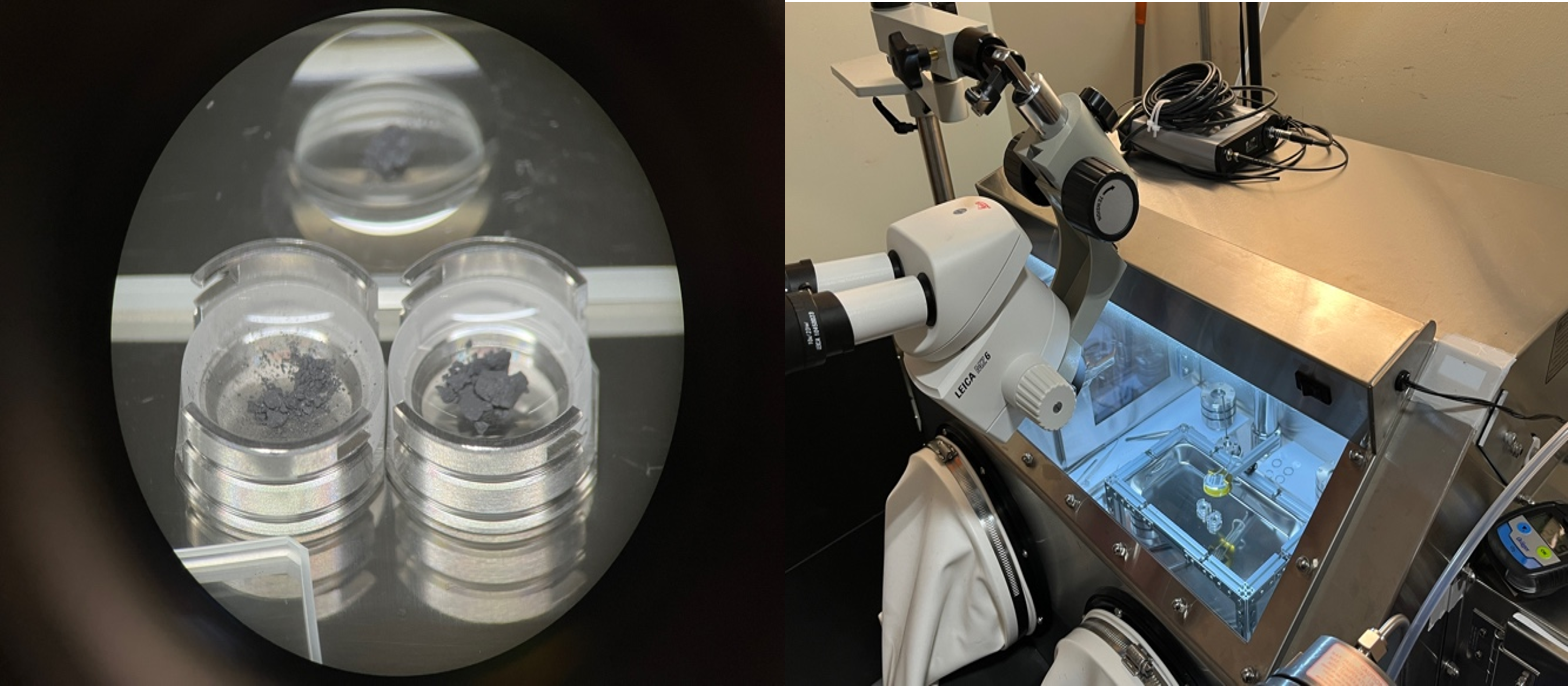 Sample Rehearsal in Nitrogen-Purged Glovebox