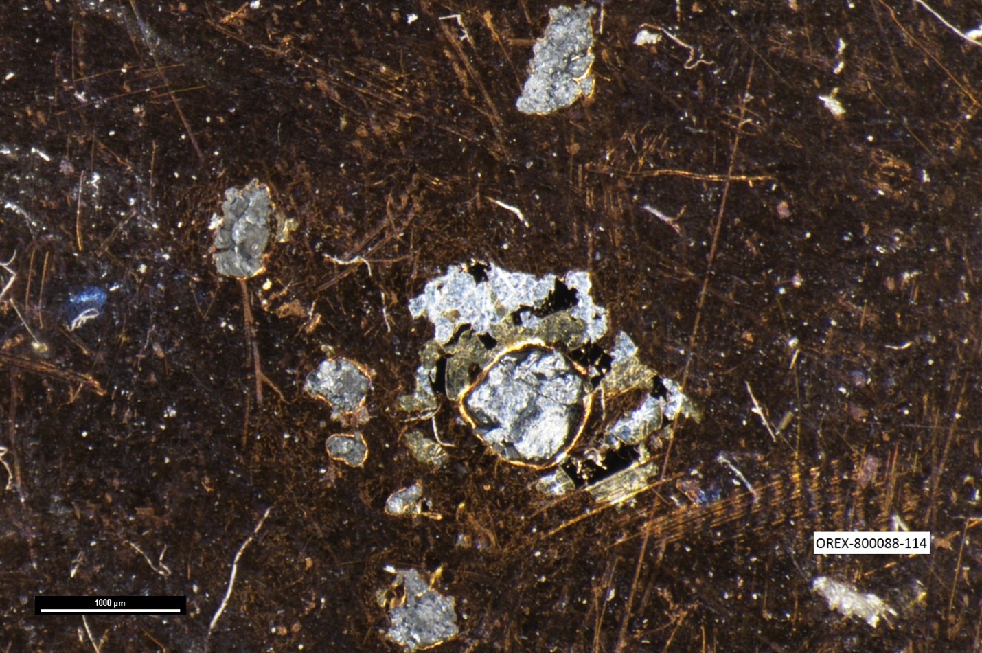 OSIRIS-REx Non-pristine Bennu sample split OREX-800023-12