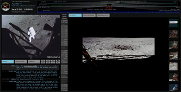 Screenshot of the Apollo in RealTime website.