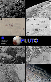 Pluto Feature Images