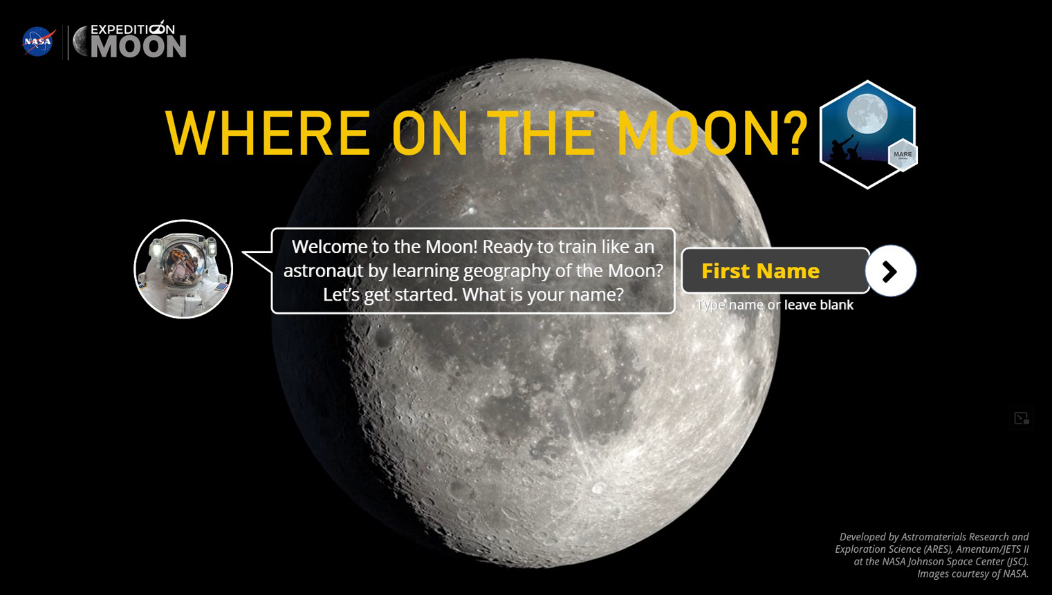 Where on the Moon