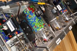 ISS Hermes Regolith Facility- microgravity testing