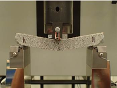 KSC GMRO Advanced Manufacturing- regolith polymer mix being tested for additive construction